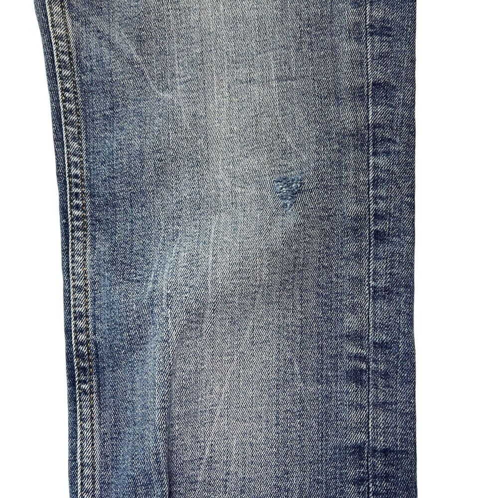 Zara Premium Denim Women's Size 2 Raw Hem Stitch Detail Jeans Mid Rise - Picture 8 of 16